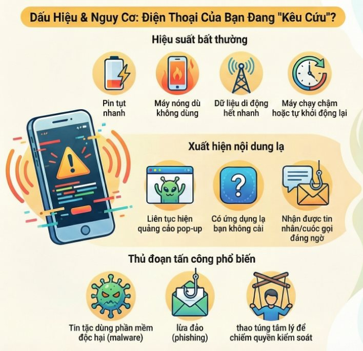 Điện thoại có 3 dấu hiệu này, có thể đã nhiễm mã độc, mất quyền kiểm soát: hành động ngay trước khi tiền trong tài khoản bị rút sạch- Ảnh 1.