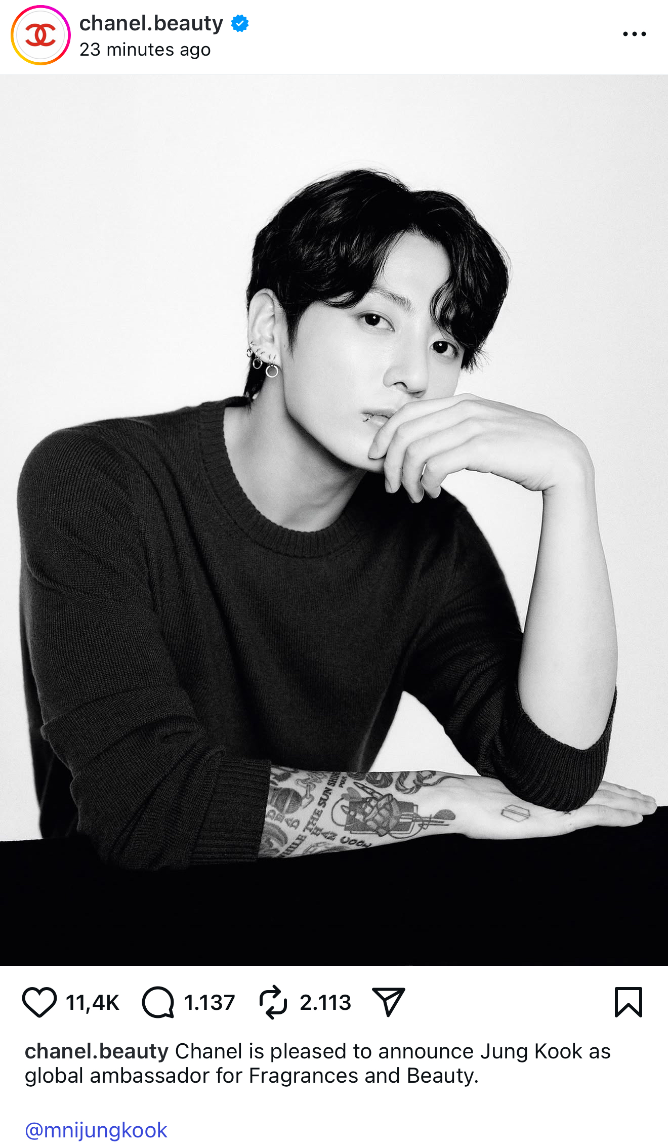 Chính thức: Chanel đã có được Jung Kook, em út BTS về cùng nhà với thành viên aespa- Ảnh 3.