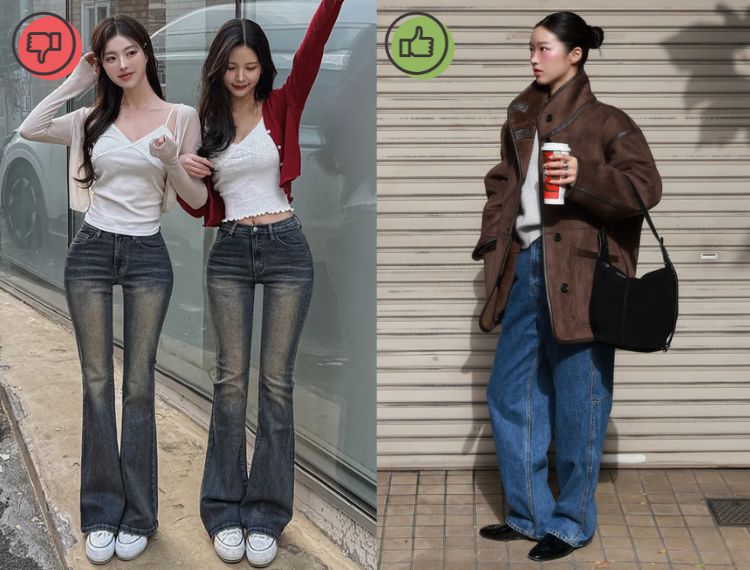Quần jeans trẻ trung thật nhưng cũng có 4 kiểu lỗi mốt, mix thế nào cũng không sành điệu nổi- Ảnh 4.