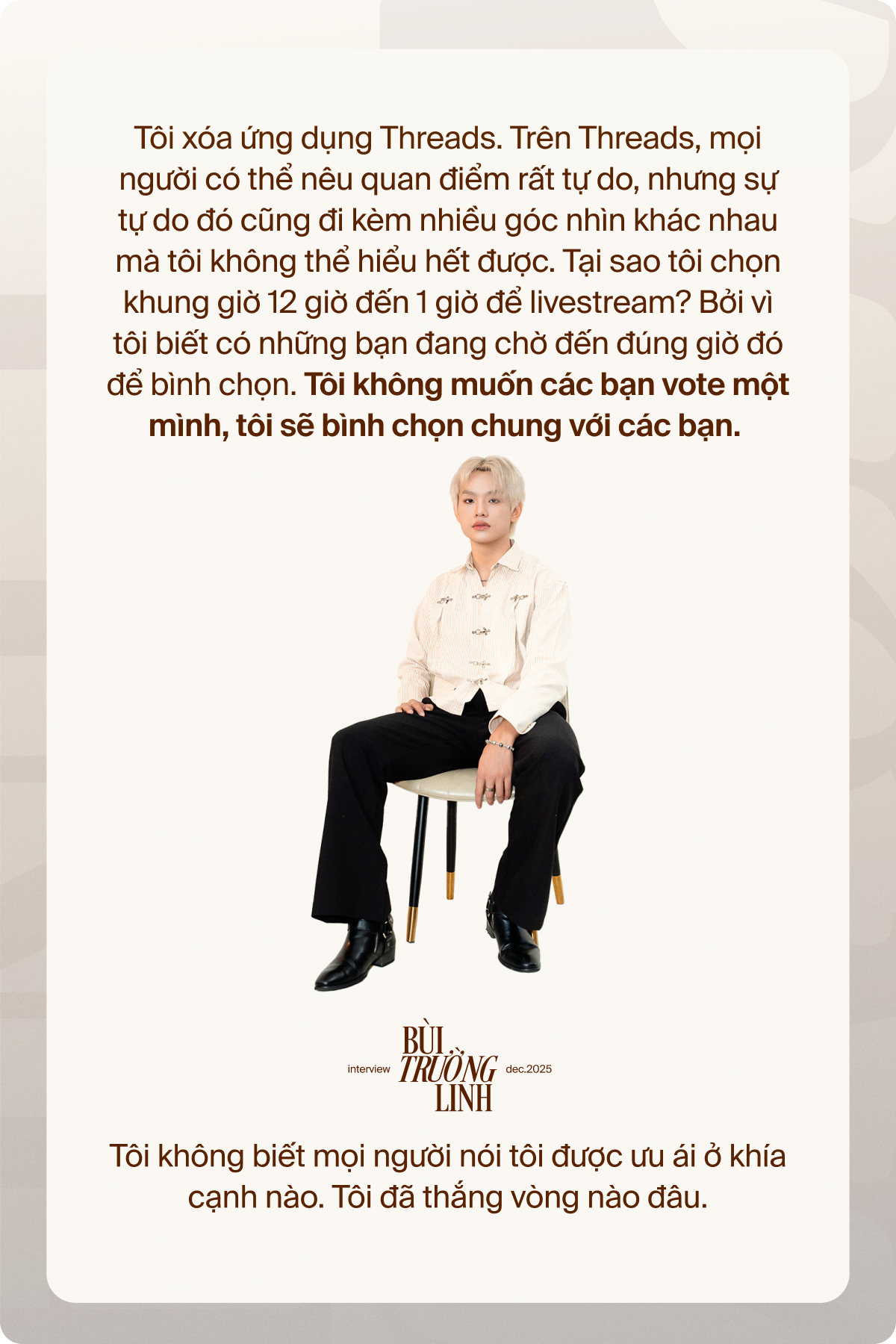 buitruonglinh: Đi thi ai chẳng muốn thắng, tôi mong muốn có được một kết quả tốt nhất đối với bản thân- Ảnh 8.