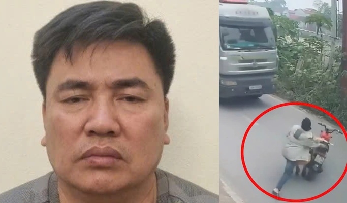 Thông tin mới nhất vụ gã đàn ông đẩy CSGT vào đầu xe tải tại Hà Nội- Ảnh 1.