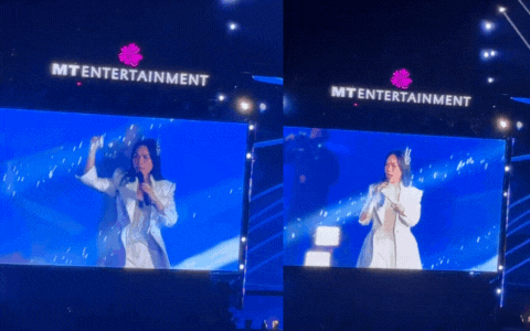 Vừa mở màn concert tại Mỹ Đình, Mỹ Tâm đã phải xin lỗi- Ảnh 2. Vừa mở màn concert tại Mỹ Đình, Mỹ Tâm đã phải xin lỗi- Ảnh 2.