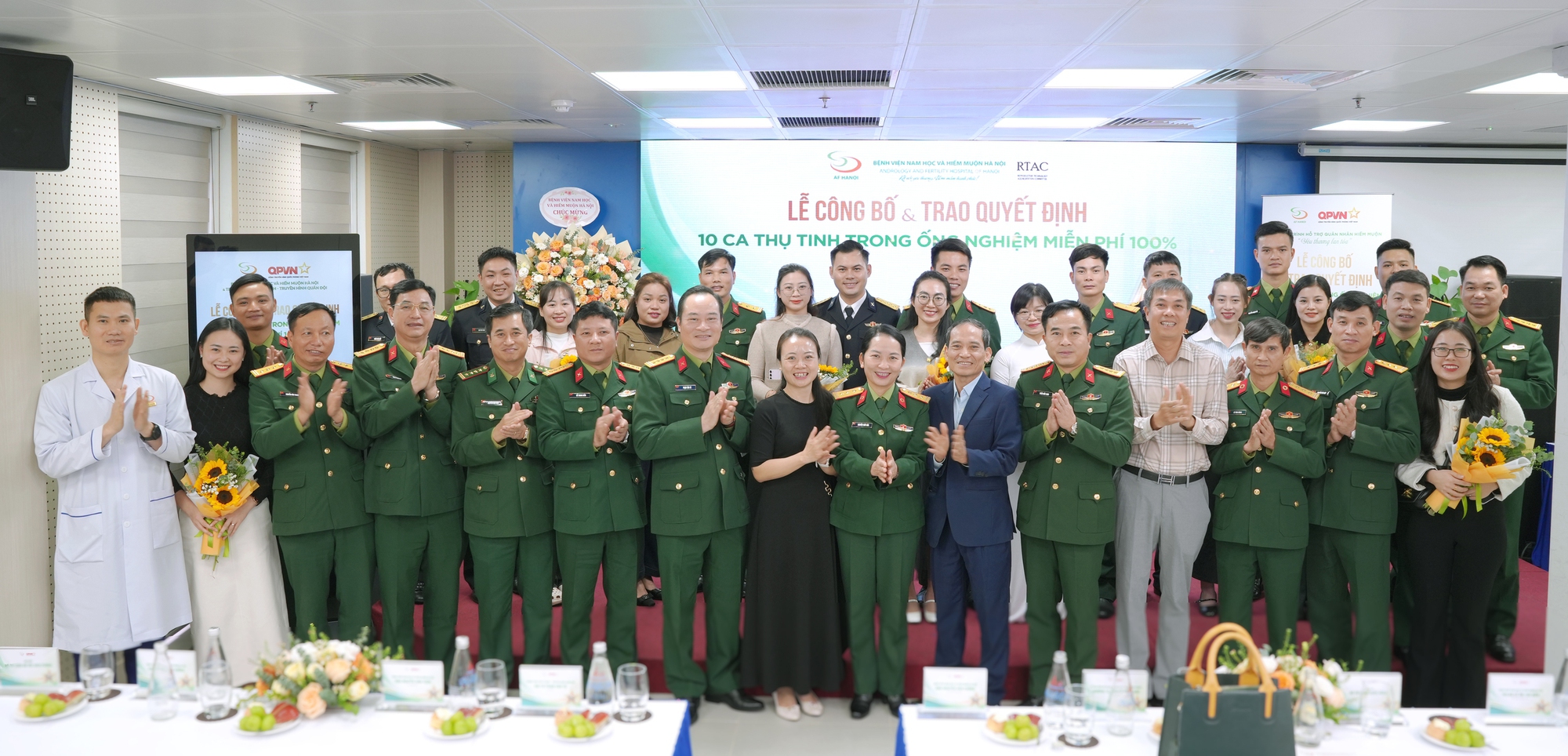 Miễn phí 100% 10 ca thụ tinh trong ống nghiệm cho quân nhân hiếm muộn năm 2025- Ảnh 2.