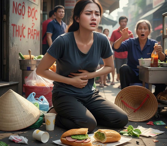 Ăn bánh mì, 15 người cấp cứu - Ảnh 1.