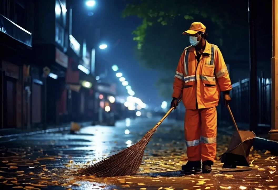 B&aacute;c lao c&ocirc;ng qu&eacute;t đường nhặt được bọc tiền 1,4 tỷ, đứng canh b&ecirc;n vỉa h&egrave; suốt 3 tiếng giữa đ&ecirc;m đ&ocirc;ng- Ảnh 2.