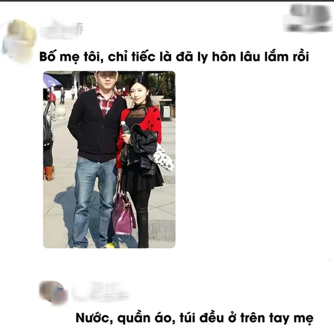 Đứa con tiếc nuối khung cảnh bố mẹ đứng cạnh nhau, thế nhưng nh&igrave;n bức ảnh liền hiểu ngay l&yacute; do họ ly h&ocirc;n- Ảnh 1.