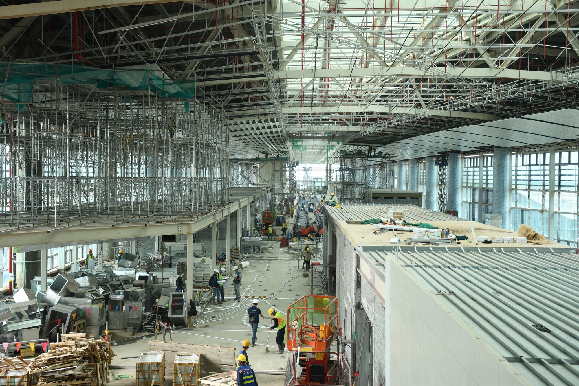 Hình ảnh sân bay Long Thành trước giờ đón chuyến bay đầu tiên- Ảnh 2. Hình ảnh sân bay Long Thành trước giờ đón chuyến bay đầu tiên- Ảnh 2.