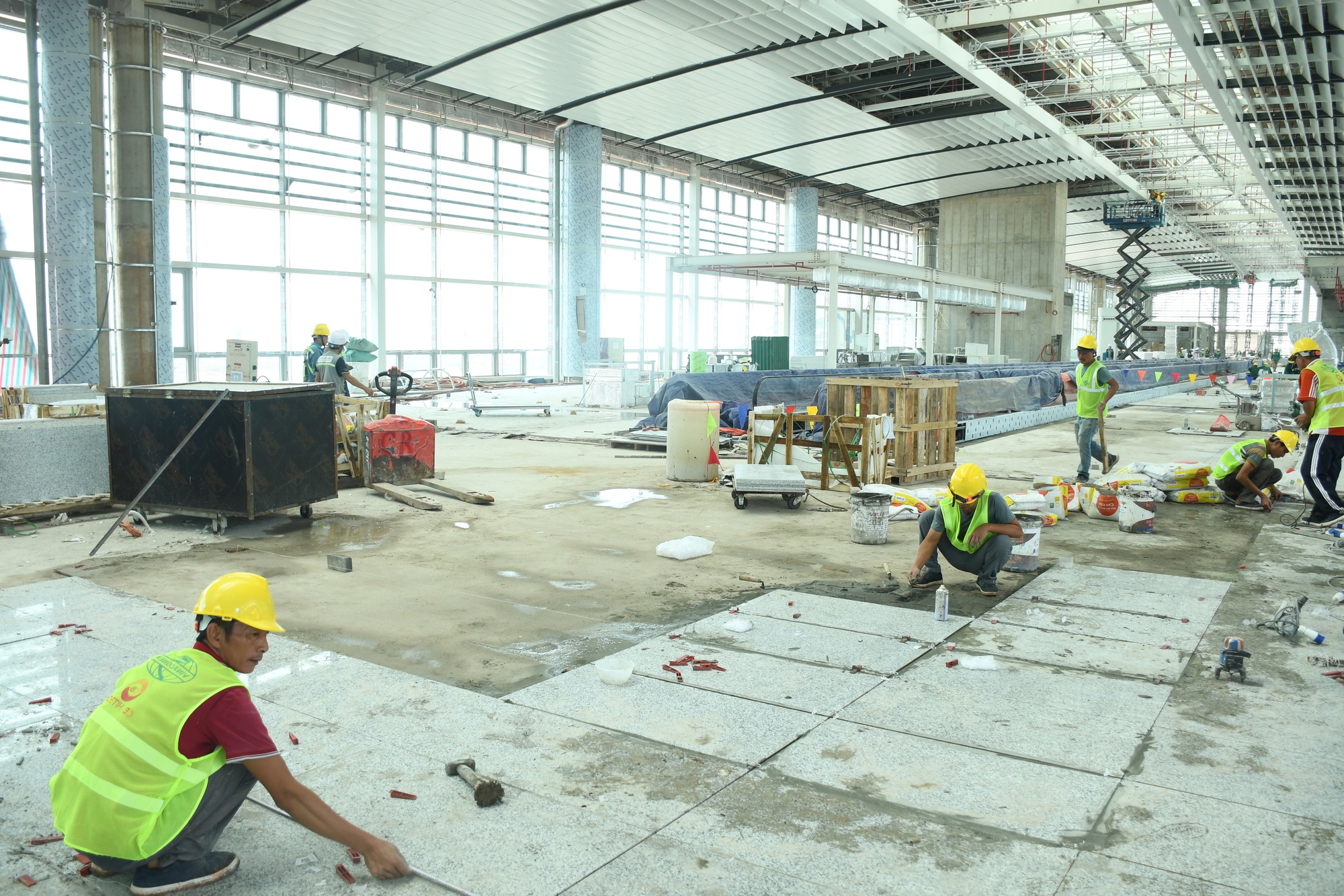 Hình ảnh sân bay Long Thành trước giờ đón chuyến bay đầu tiên- Ảnh 6. Hình ảnh sân bay Long Thành trước giờ đón chuyến bay đầu tiên- Ảnh 6.