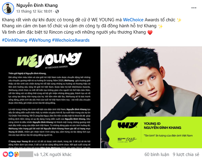 Đường đua Young ID của WeYoung 2025 tăng nhiệt từng giờ: Xem l&agrave; muốn vote!- Ảnh 2.