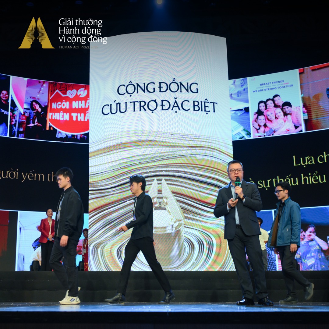 Gala trao giải Human Act Prize 2025: Vinh danh những dự án xuất sắc, nỗ lực vì mục tiêu kiên trì phụng sự- Ảnh 3. Gala trao giải Human Act Prize 2025: Vinh danh những dự án xuất sắc, nỗ lực vì mục tiêu kiên trì phụng sự- Ảnh 3.