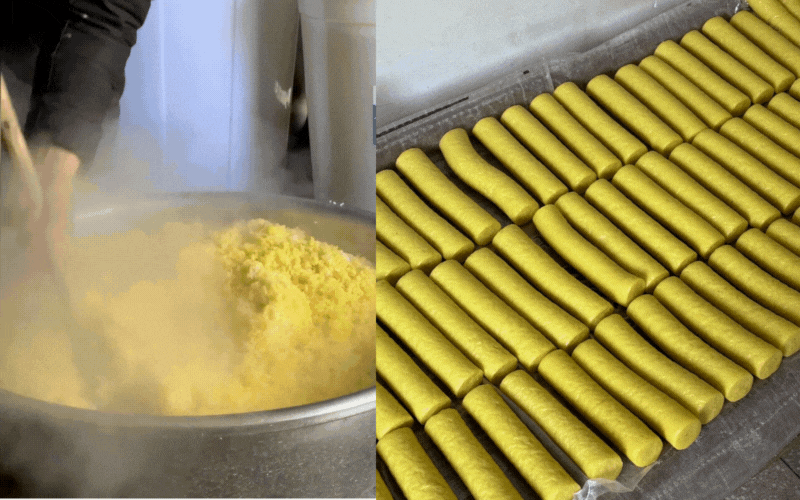 M&oacute;n b&aacute;nh "Vượng Ni&ecirc;n" v&agrave;ng ươm như thỏi v&agrave;ng, b&iacute; mật nằm ở thứ nước tro thần th&aacute;nh của c&aacute;c cụ ng&agrave;y xưa- Ảnh 1.