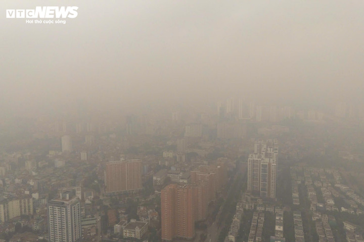Kh&ocirc;ng kh&iacute; H&agrave; Nội xấu trở lại, tiềm ẩn nguy cơ ảnh hưởng sức khỏe- Ảnh 2.