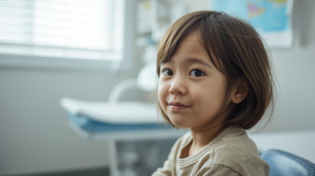 B&eacute; g&aacute;i được bố đưa đến kh&aacute;m v&igrave; ho hơn 2 năm kh&ocirc;ng dứt, b&aacute;c sĩ y&ecirc;u cầu b&eacute; nh&uacute;ng tay v&agrave;o nước v&agrave; kết quả vỡ &ograve;a- Ảnh 3.