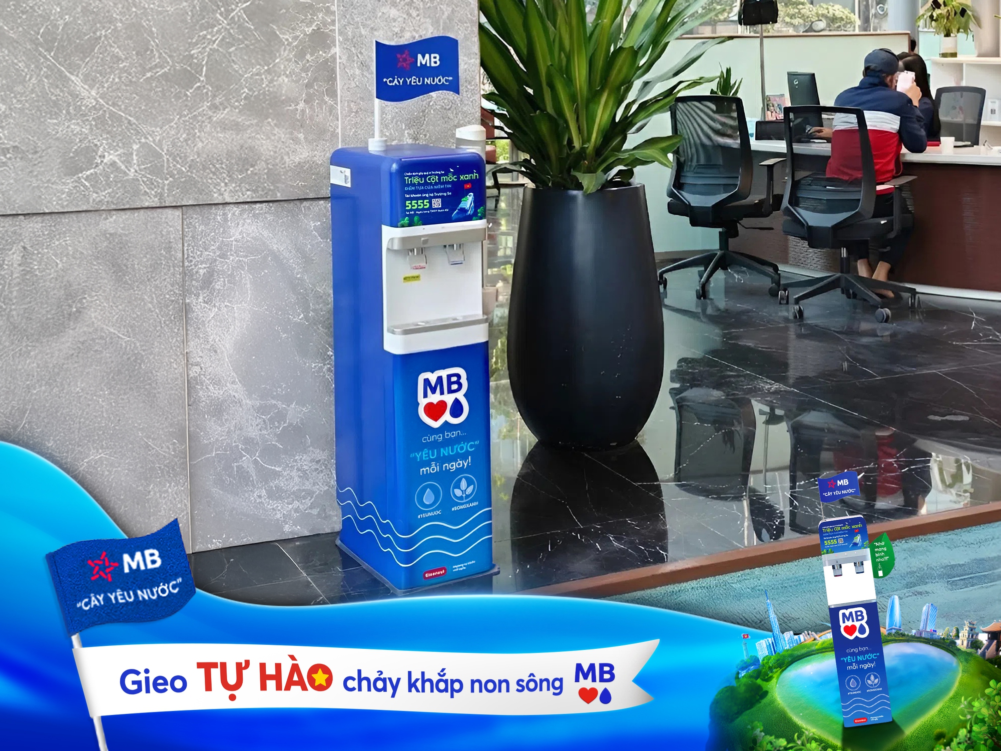 Từ một ly nước sạch đến h&agrave;ng trăm điểm chạm nh&acirc;n văn, MB truyền cảm hứng từ lối chơi chữ &ldquo;C&acirc;y Y&ecirc;u Nước&rdquo;- Ảnh 4.