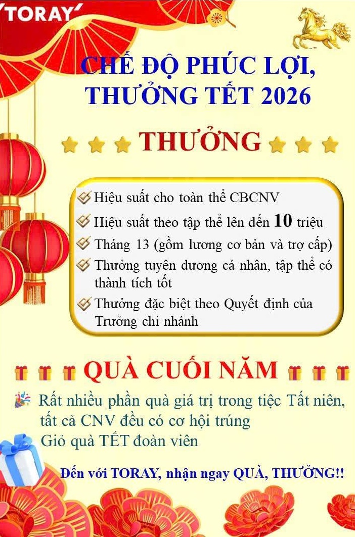 Th&ocirc;ng tin thưởng Tết 2026: Mức thưởng v&agrave; số ng&agrave;y nghỉ ở c&aacute;c c&ocirc;ng ty ch&ecirc;nh lệch thế n&agrave;o?- Ảnh 2.