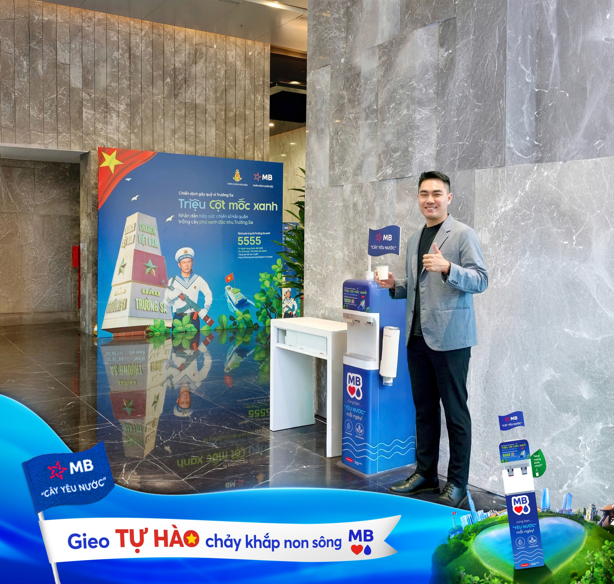 Từ một ly nước sạch đến h&agrave;ng trăm điểm chạm nh&acirc;n văn, MB truyền cảm hứng từ lối chơi chữ &ldquo;C&acirc;y Y&ecirc;u Nước&rdquo;- Ảnh 5.