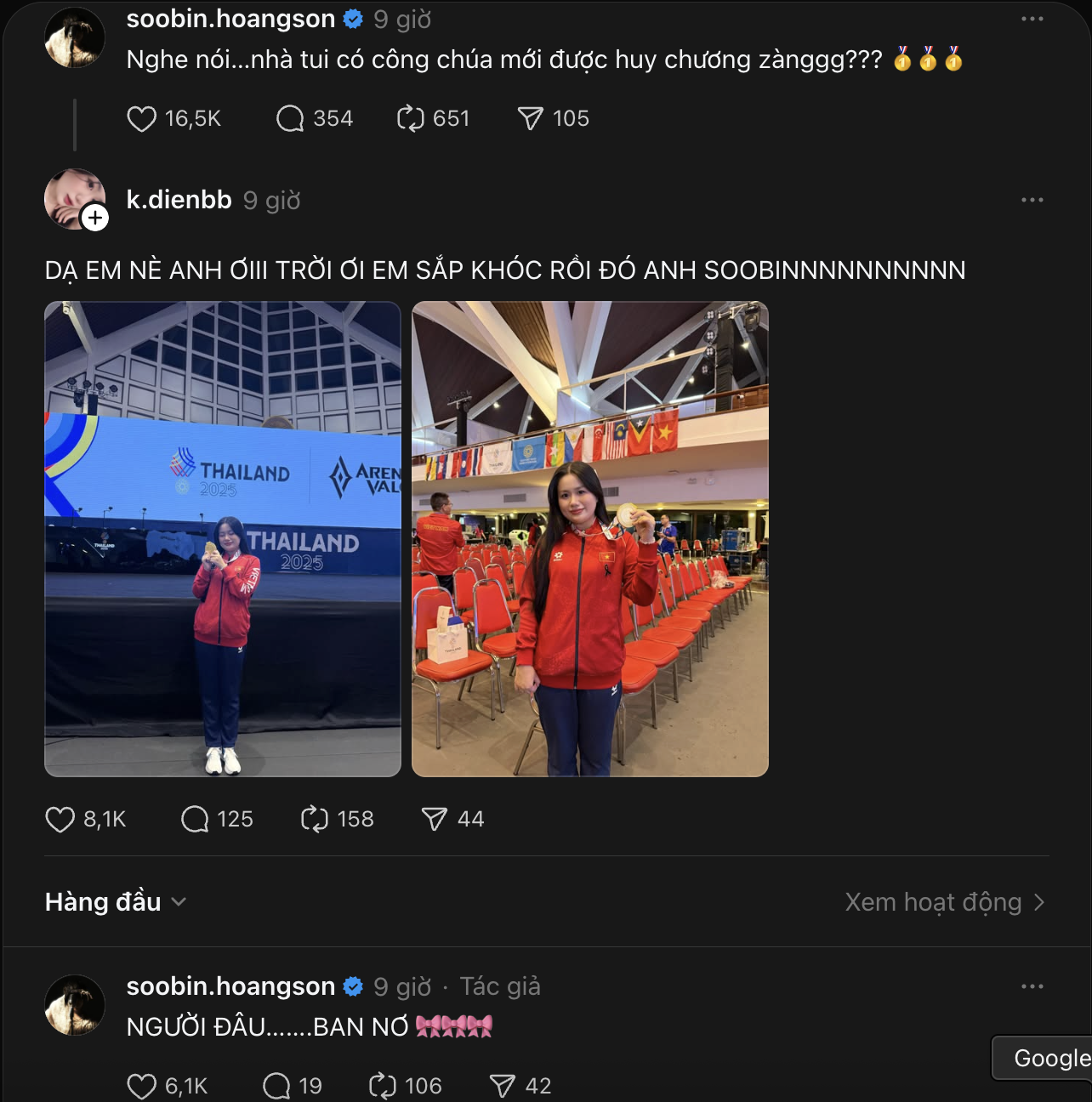 Kỳ Duy&ecirc;n gi&agrave;nh HCV SEA Games, SOOBIN liền 