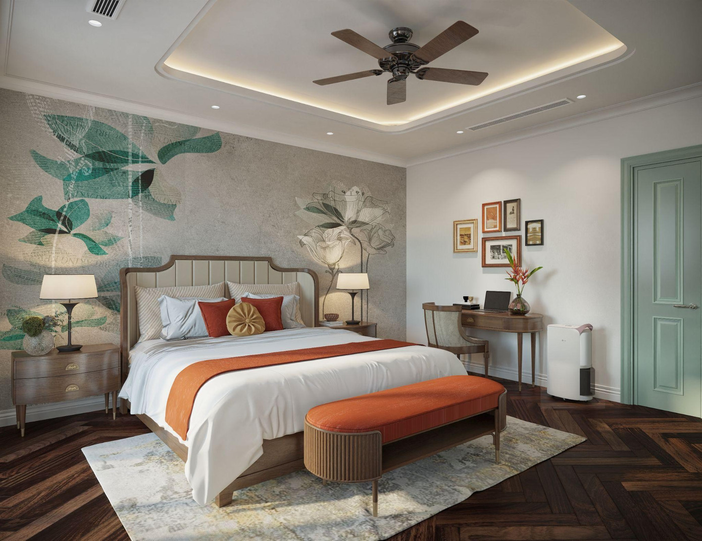 Biệt thự phong c&aacute;ch Indochine đương đại g&acirc;y 'thương nhớ'- Ảnh 5.