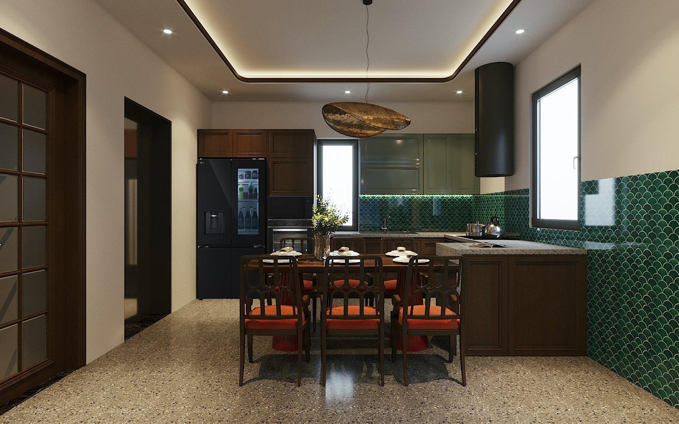 Biệt thự phong c&aacute;ch Indochine đương đại g&acirc;y 'thương nhớ'- Ảnh 2.