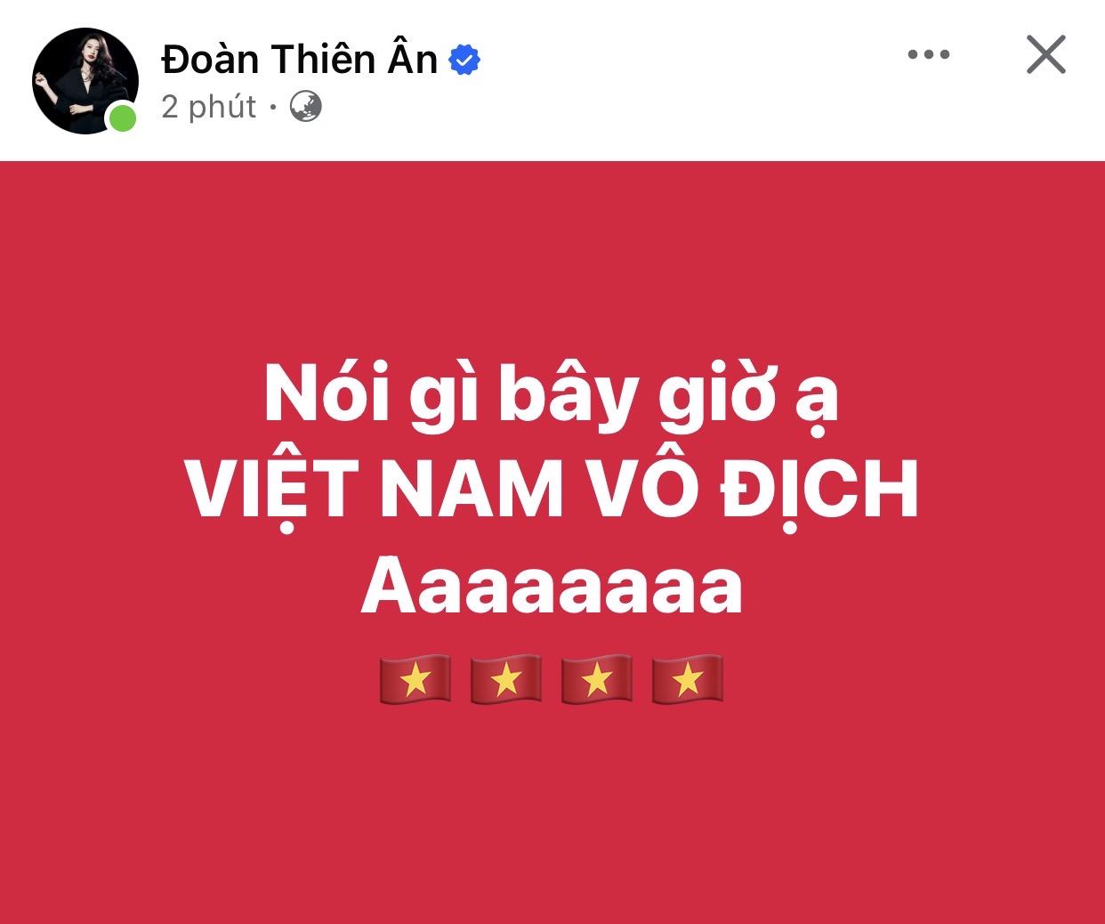 Hương Giang, Tiểu Vy và dàn sao mừng Việt Nam vô địch SEA Games 33- Ảnh 4. Hương Giang, Tiểu Vy và dàn sao mừng Việt Nam vô địch SEA Games 33- Ảnh 4.