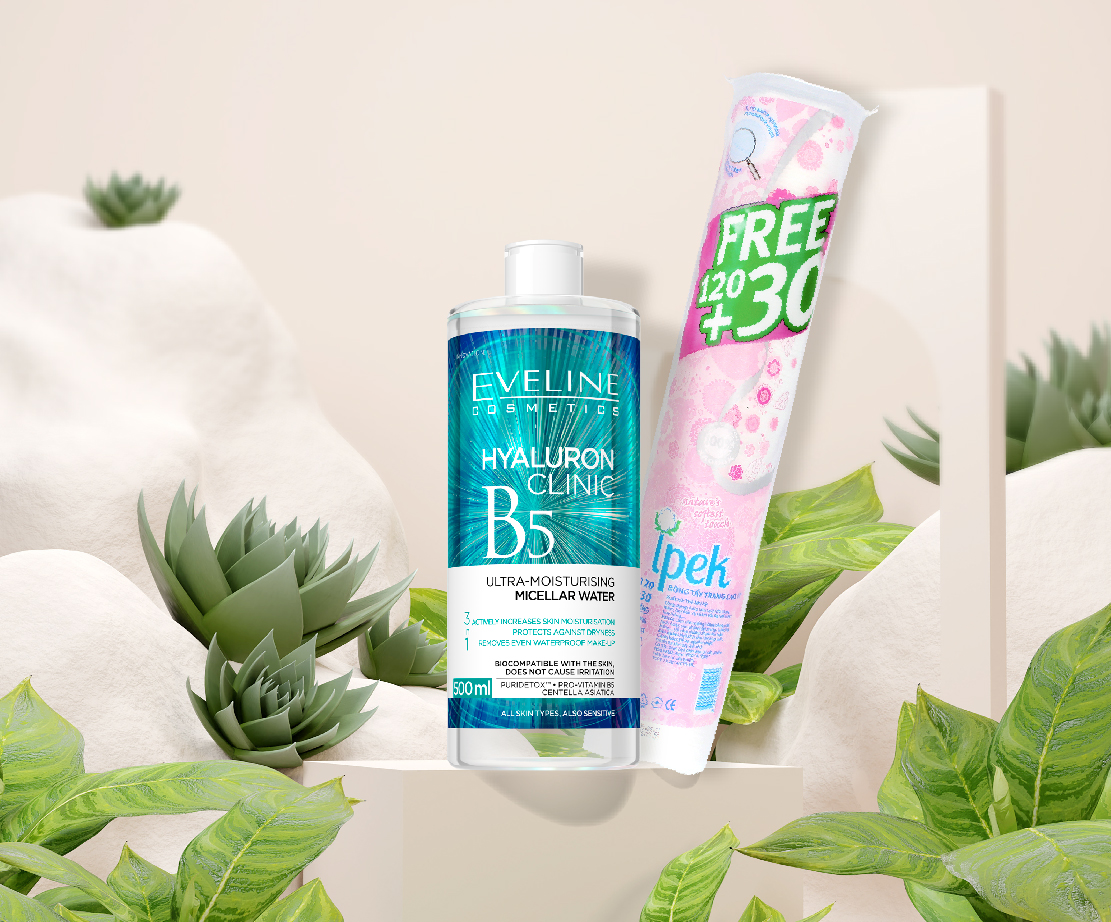 B&iacute; mật sạch s&acirc;u, dưỡng ẩm cho l&agrave;n da mụn - Bộ đ&ocirc;i tẩy trang Ipek x Eveline- Ảnh 2.