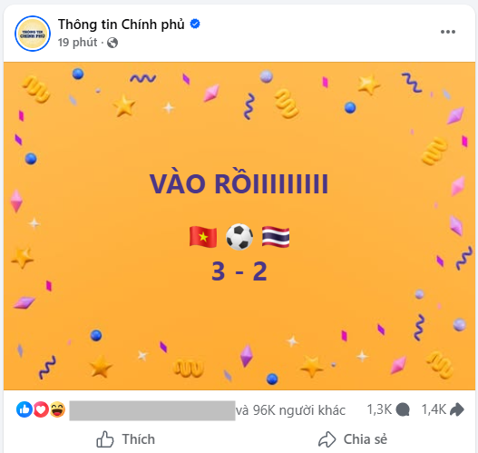 Vào!!! Việt Nam vô địch! Đã quá Tổ quốc ơi: Cả nước Việt Nam tối nay chỉ treo đúng 1 status- Ảnh 2. Vào!!! Việt Nam vô địch! Đã quá Tổ quốc ơi: Cả nước Việt Nam tối nay chỉ treo đúng 1 status- Ảnh 2.