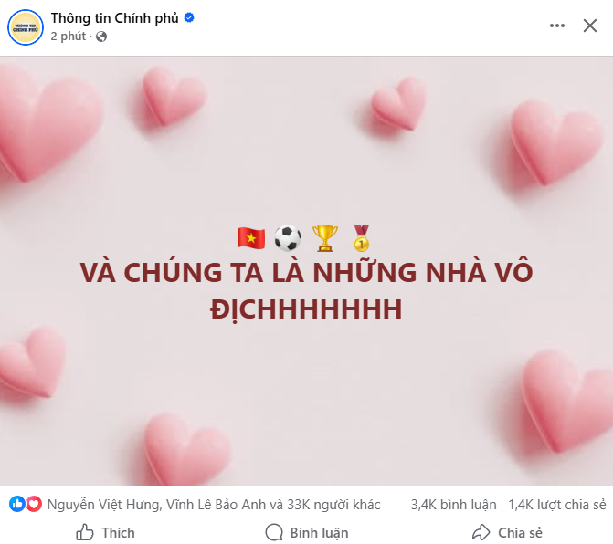 Vào!!! Việt Nam vô địch! Đã quá Tổ quốc ơi: Cả nước Việt Nam tối nay chỉ treo đúng 1 status- Ảnh 4. Vào!!! Việt Nam vô địch! Đã quá Tổ quốc ơi: Cả nước Việt Nam tối nay chỉ treo đúng 1 status- Ảnh 4.