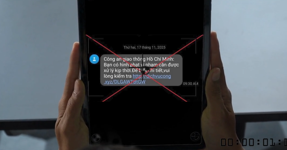 C&ocirc;ng an th&ocirc;ng b&aacute;o tới tất cả những ai nhận được tin nhắn c&oacute; nội dung sau- Ảnh 1.