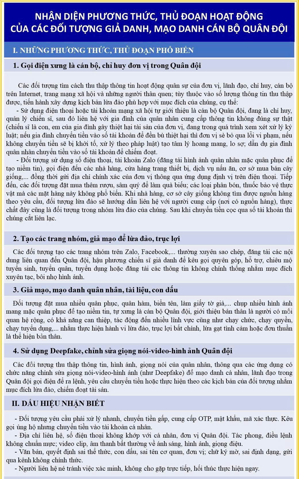 Vạch trần thủ đoạn mạo danh c&aacute;n bộ qu&acirc;n đội, dựng kịch bản &ldquo;nhiệm vụ khẩn&rdquo; lừa tiền tiểu thương- Ảnh 3.