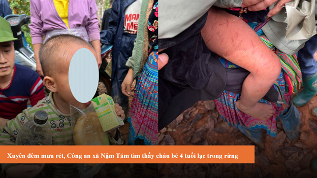 Lạc giữa rừng suốt 15 tiếng mưa r&eacute;t, b&eacute; trai 4 tuổi ở Lai Ch&acirc;u được t&igrave;m thấy trong t&igrave;nh trạng khiến ai cũng x&oacute;t xa- Ảnh 1.