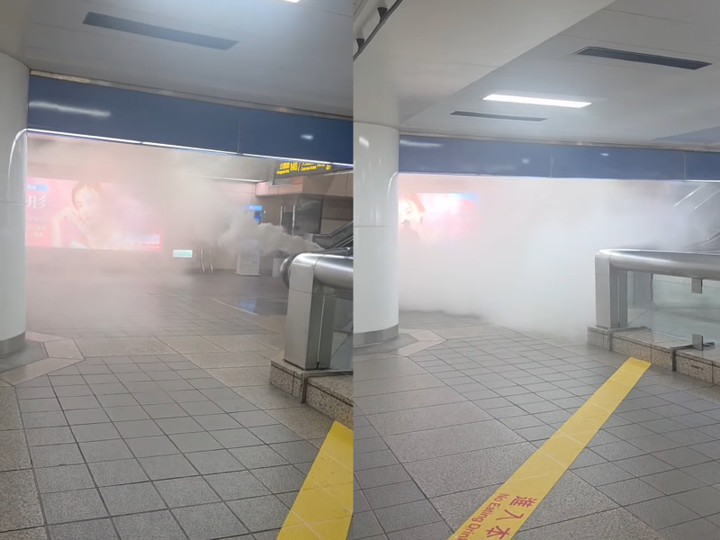 N&eacute;m bom kh&oacute;i, tấn c&ocirc;ng bằng dao ở ga t&agrave;u điện Đ&agrave;i Loan, nhiều người bị thương- Ảnh 1.