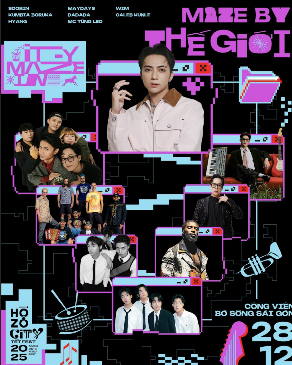 Mỹ T&acirc;m - SOOBIN - HIEUTHUHAI c&ugrave;ng d&agrave;n sao Việt đổ bộ HOZO CITY TẾT FEST 2025, sẵn s&agrave;ng khuấy đảo &ldquo;3 đ&ecirc;m kh&ocirc;ng ngủ&rdquo;- Ảnh 3.