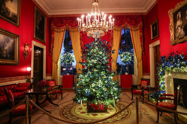 Vì sao trang trí Giáng sinh của Melania Trump năm nay được gọi là “thật sự đặc biệt”?- Ảnh 2.