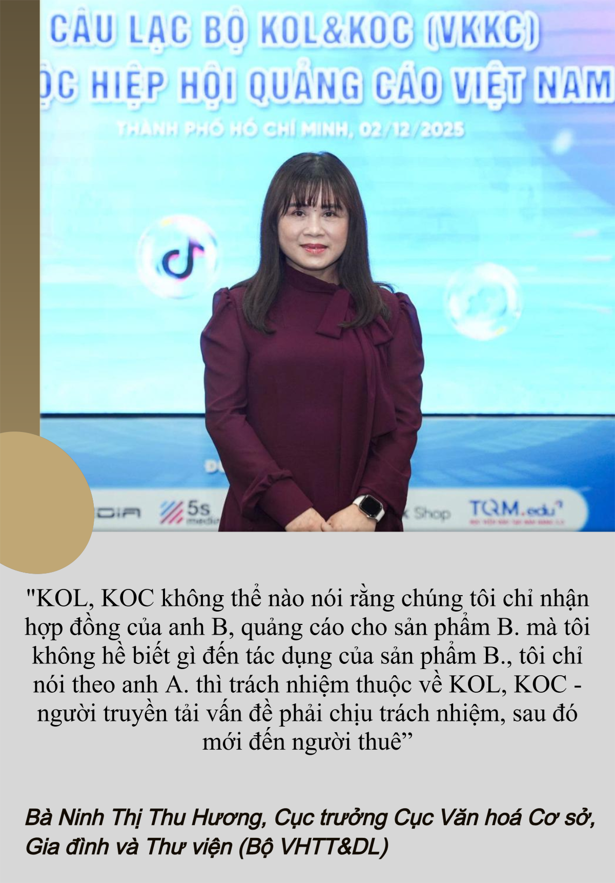 “KOL, KOC có quyền hỏi ngược lại nhãn hàng để tự đi kiểm định, chỉ có tin chính mình”- Ảnh 3.