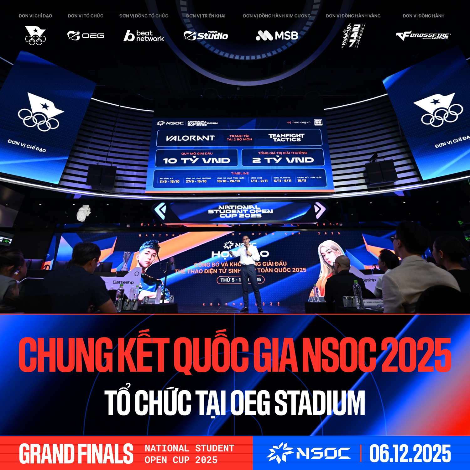 Điểm danh các đội tuyển và tuyển thủ tranh tài ở vòng Chung kết Quốc gia NSOC 2025- Ảnh 1. Điểm danh các đội tuyển và tuyển thủ tranh tài ở vòng Chung kết Quốc gia NSOC 2025- Ảnh 1.