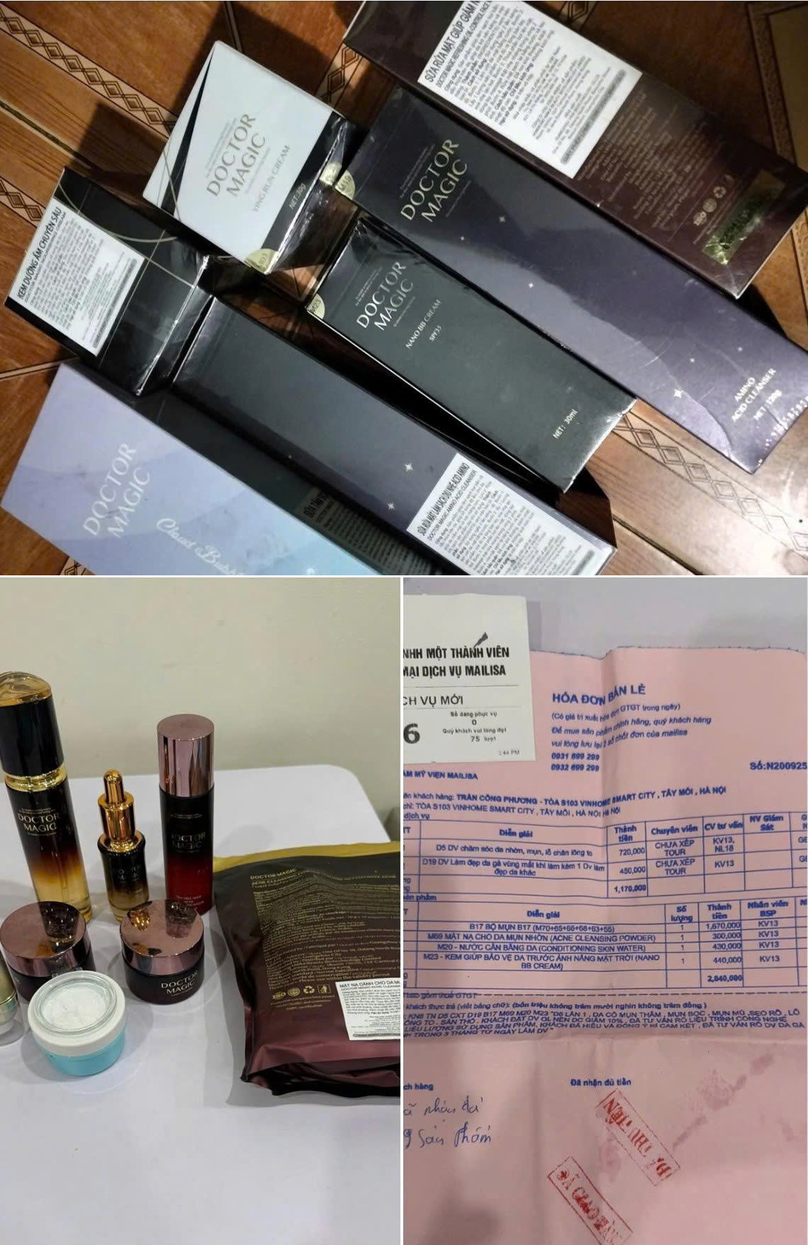 Giật mình mỹ phẩm 