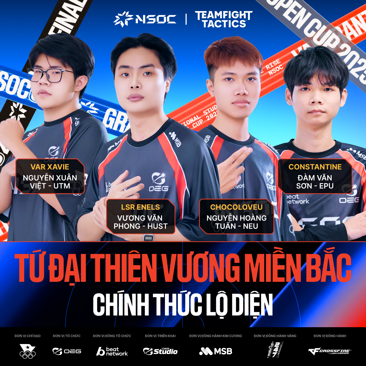 Điểm danh các đội tuyển và tuyển thủ tranh tài ở vòng Chung kết Quốc gia NSOC 2025- Ảnh 4. Điểm danh các đội tuyển và tuyển thủ tranh tài ở vòng Chung kết Quốc gia NSOC 2025- Ảnh 4.