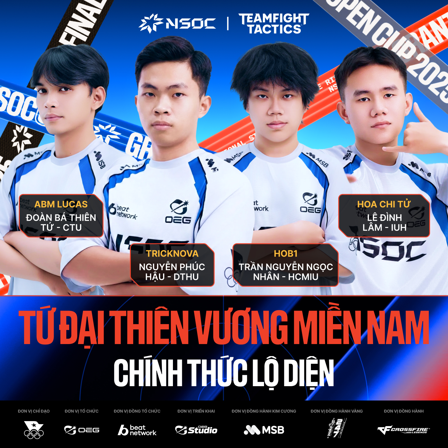 Điểm danh các đội tuyển và tuyển thủ tranh tài ở vòng Chung kết Quốc gia NSOC 2025- Ảnh 5. Điểm danh các đội tuyển và tuyển thủ tranh tài ở vòng Chung kết Quốc gia NSOC 2025- Ảnh 5.