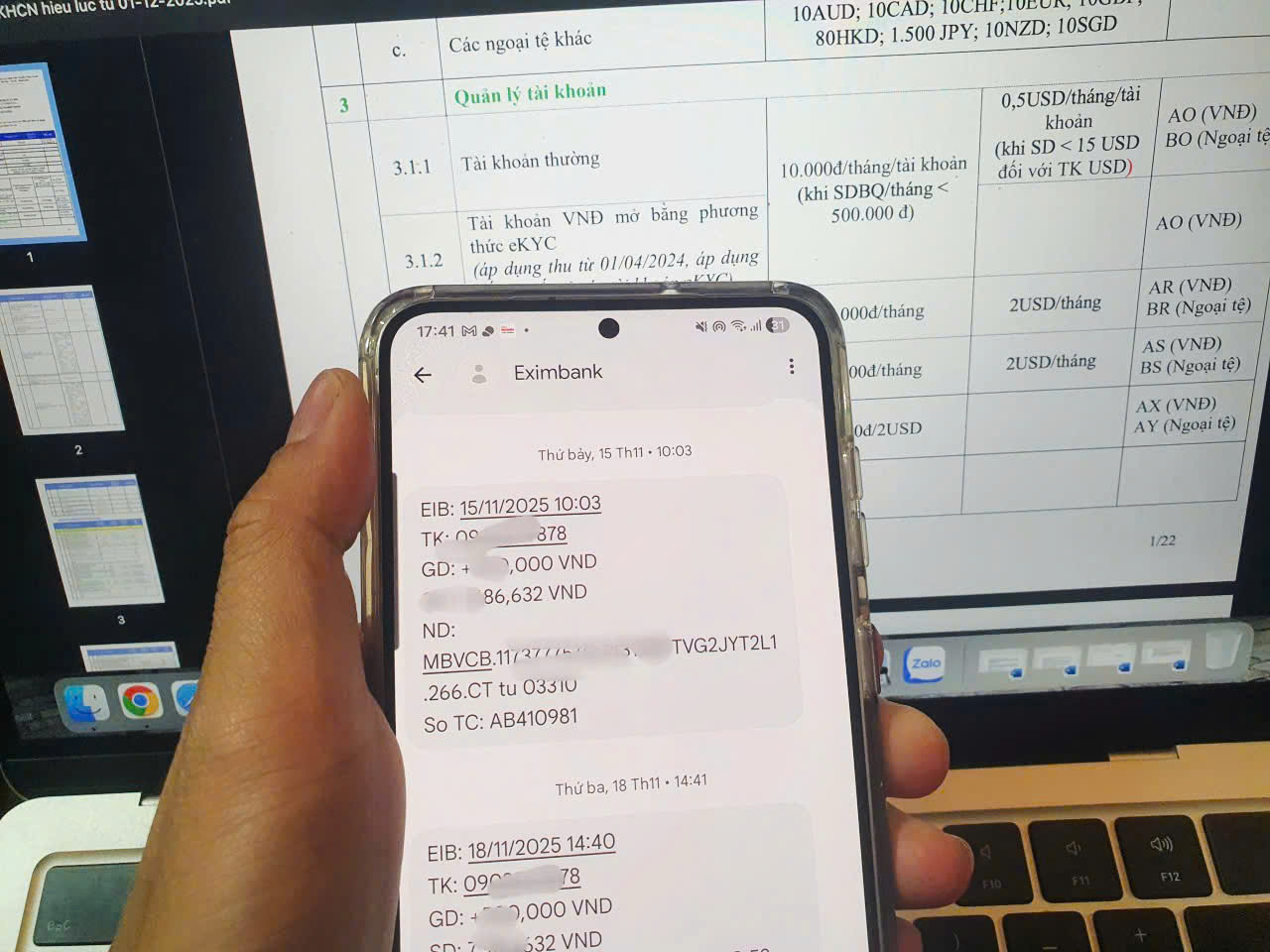 Lại tranh cãi ngân hàng thu phí quản lý tài khoản- Ảnh 1.