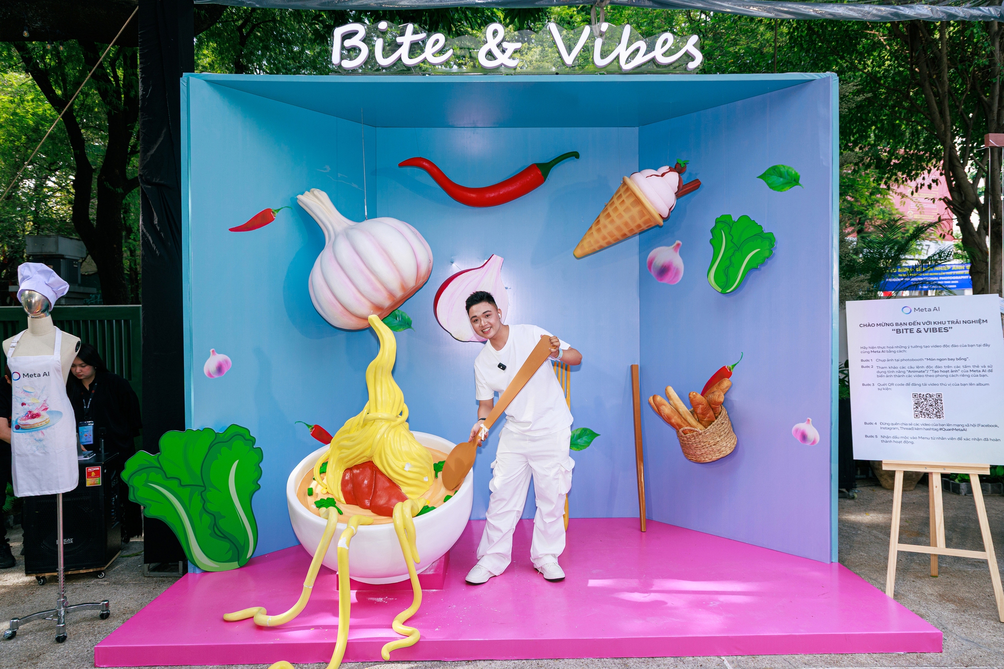 Người trẻ TP.HCM hào hứng trải nghiệm ẩm thực phiên bản AI tại Quán Meta AI- Ảnh 7.