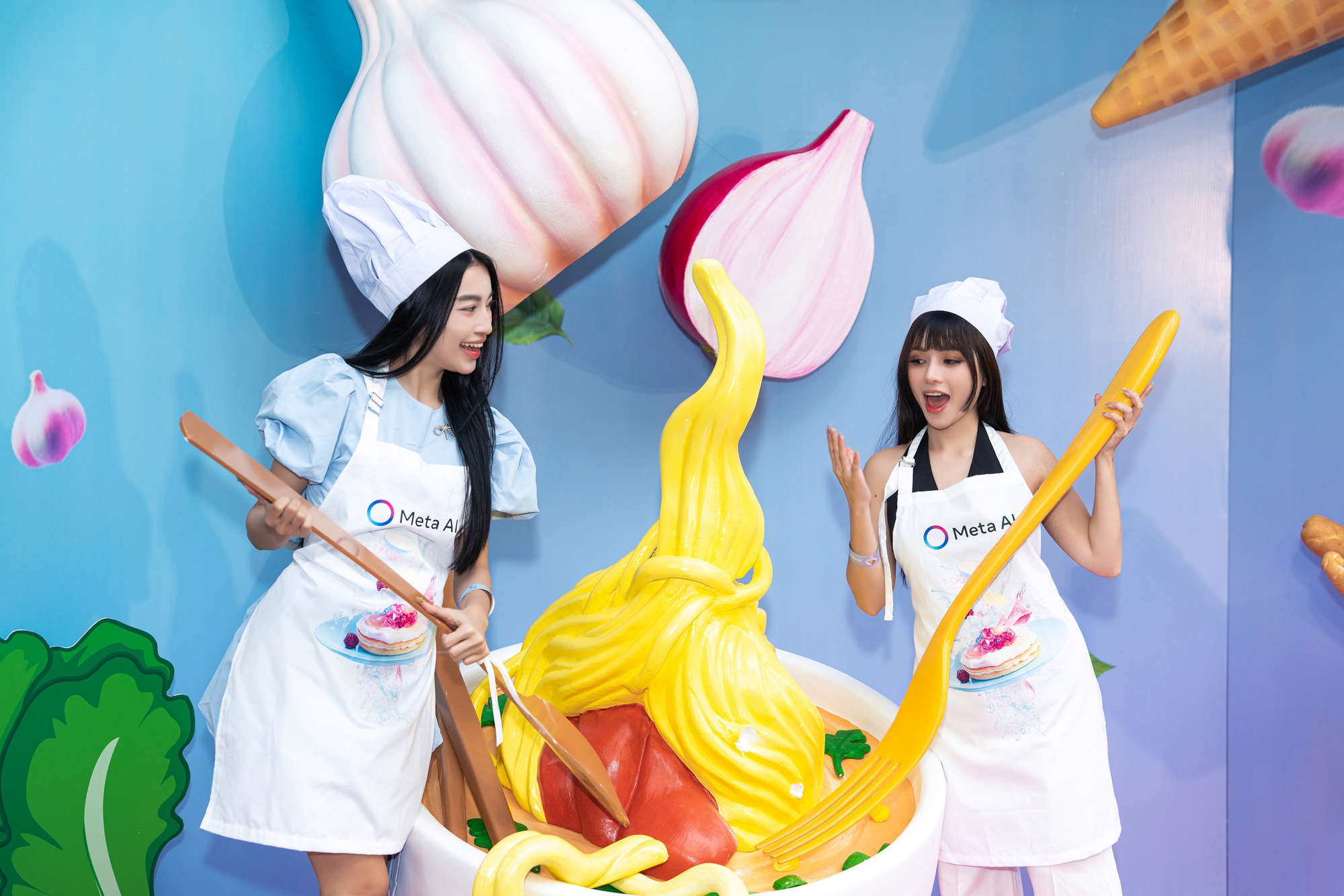 Người trẻ TP.HCM hào hứng trải nghiệm ẩm thực phiên bản AI tại Quán Meta AI- Ảnh 6.