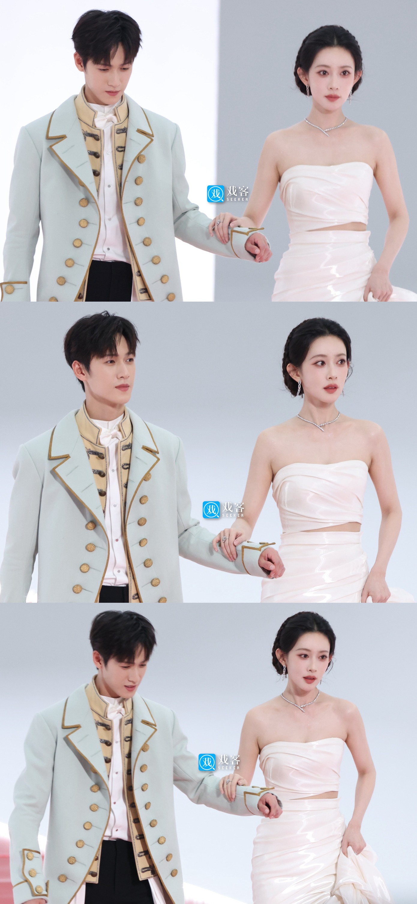 G&aacute;i đẹp Cbiz đều ở đ&acirc;y: Triệu Lộ Tư hở bạo so đọ Bạch Lộc, mỹ nữ diện đồ brand Việt 