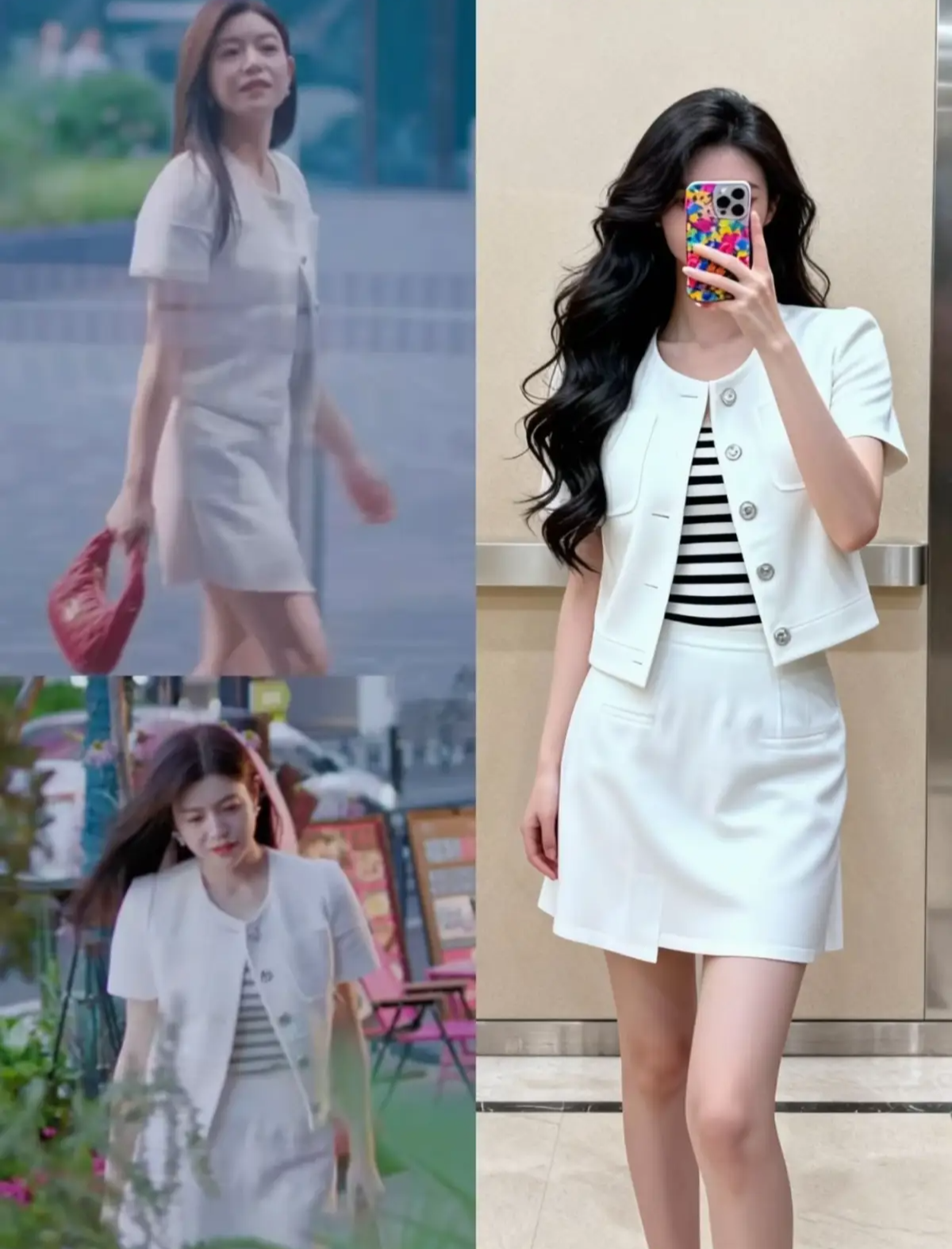 Nữ ch&iacute;nh phim ng&ocirc;n t&igrave;nh 42 tuổi vẫn xinh như b&uacute;p b&ecirc;, mặc đẹp đến nỗi g&aacute;i trẻ phải cắp s&aacute;ch vở 