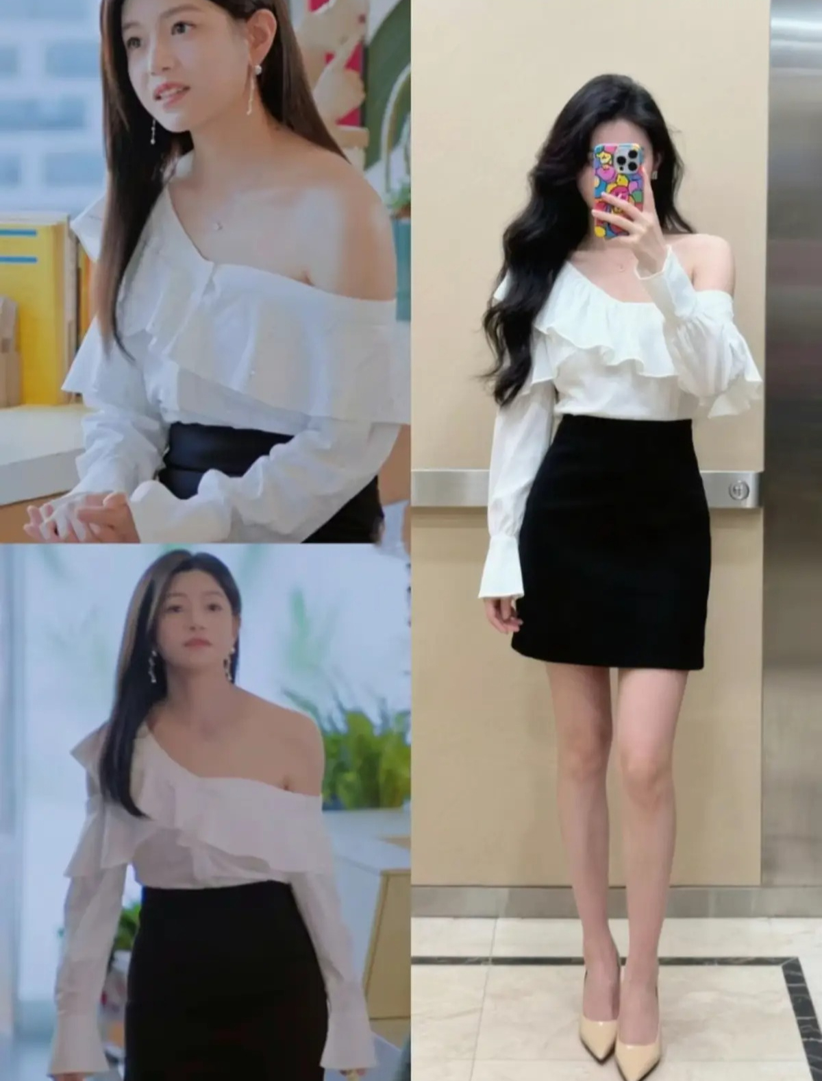 Nữ ch&iacute;nh phim ng&ocirc;n t&igrave;nh 42 tuổi vẫn xinh như b&uacute;p b&ecirc;, mặc đẹp đến nỗi g&aacute;i trẻ phải cắp s&aacute;ch vở 