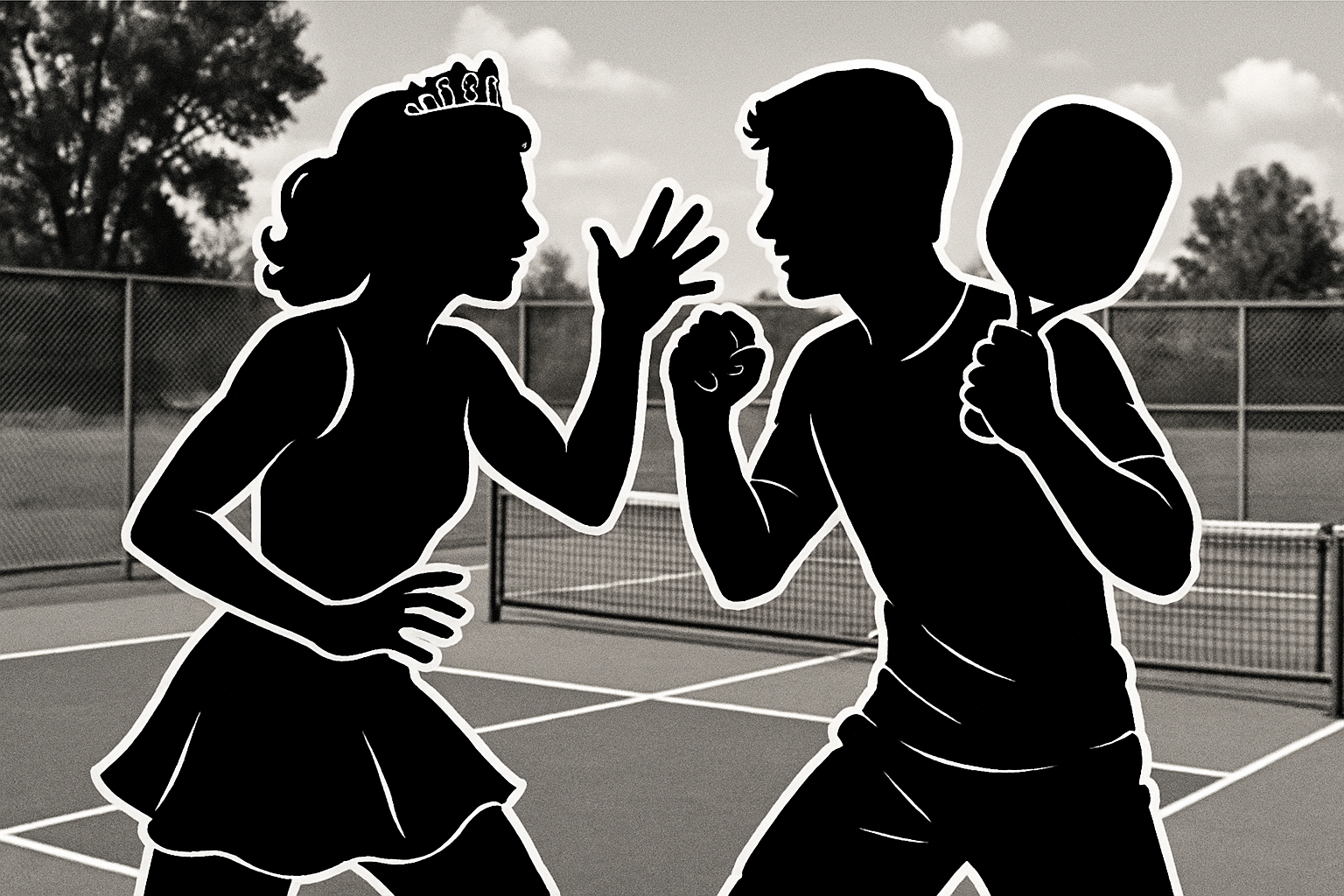 Chấn động: Hoa hậu Vbiz ẩu đả hot boy tr&ecirc;n s&acirc;n pickleball, b&oacute;ng đi đường b&oacute;ng nhưng vợt đi v&agrave;o mặt!- Ảnh 1.