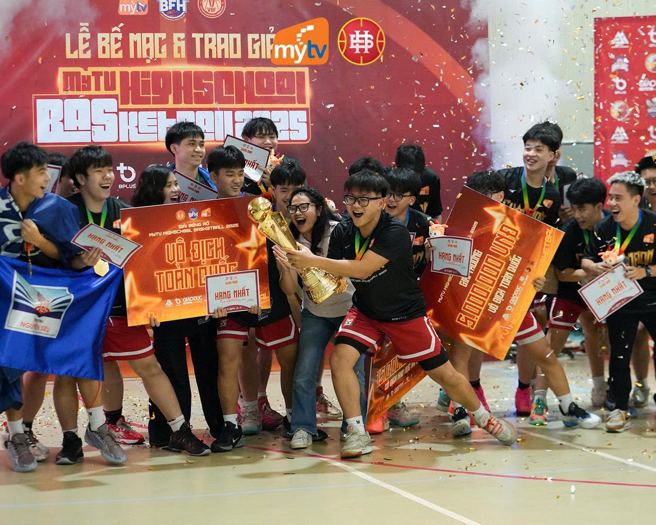 Lễ bế mạc giải b&oacute;ng rổ học sinh THPT MyTV Highschool Basketball 2025- Ảnh 2.