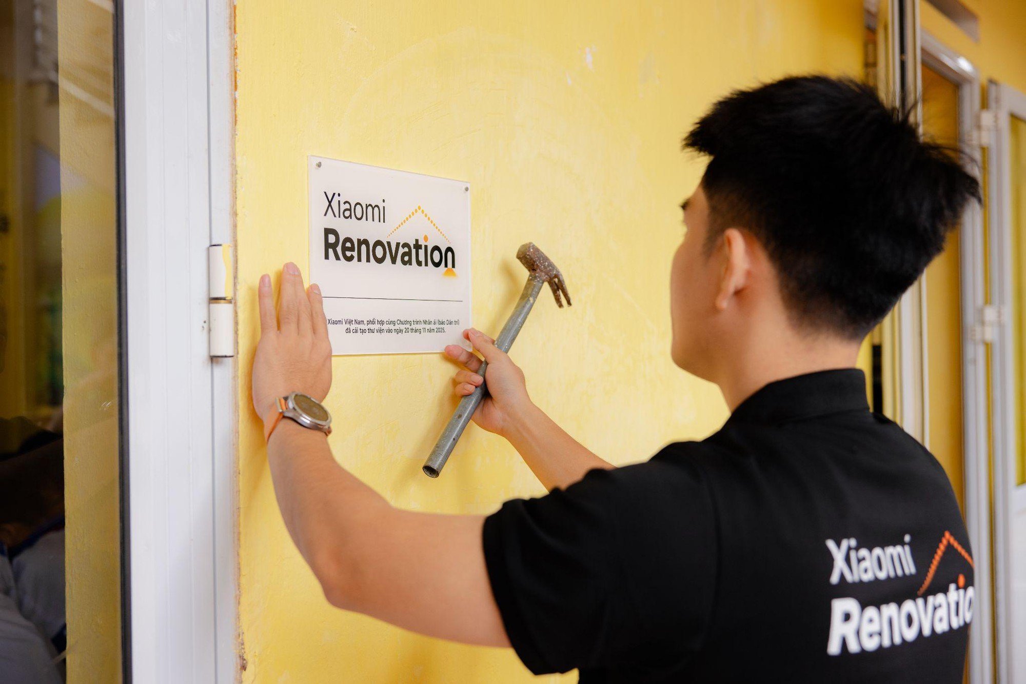 Xiaomi Renovation 2025: H&agrave;nh tr&igrave;nh t&aacute;i thiết trường học sau b&atilde;o lũ- Ảnh 5.