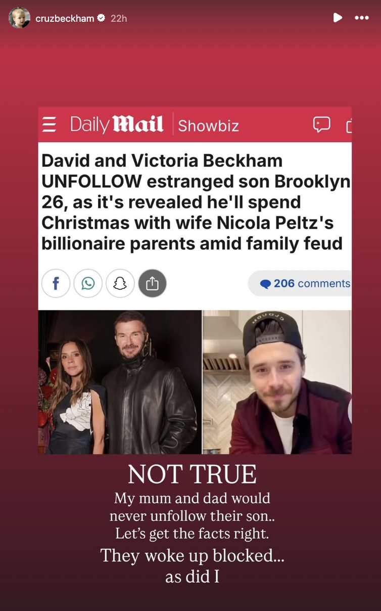 Cạn lời: Vợ chồng Beckham thức dậy v&agrave; ph&aacute;t hiện m&igrave;nh bị con cả bất hiếu... block thẳng tay!- Ảnh 3.