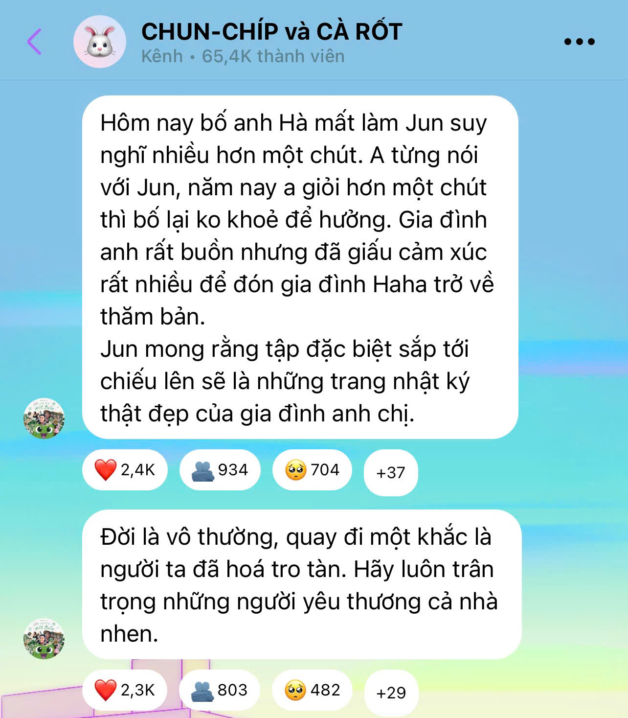Chị V&agrave;ng Thị Th&ocirc;ng trong Gia đ&igrave;nh Haha nghẹn ng&agrave;o chia sẻ sau khi người th&acirc;n qua đời- Ảnh 5.