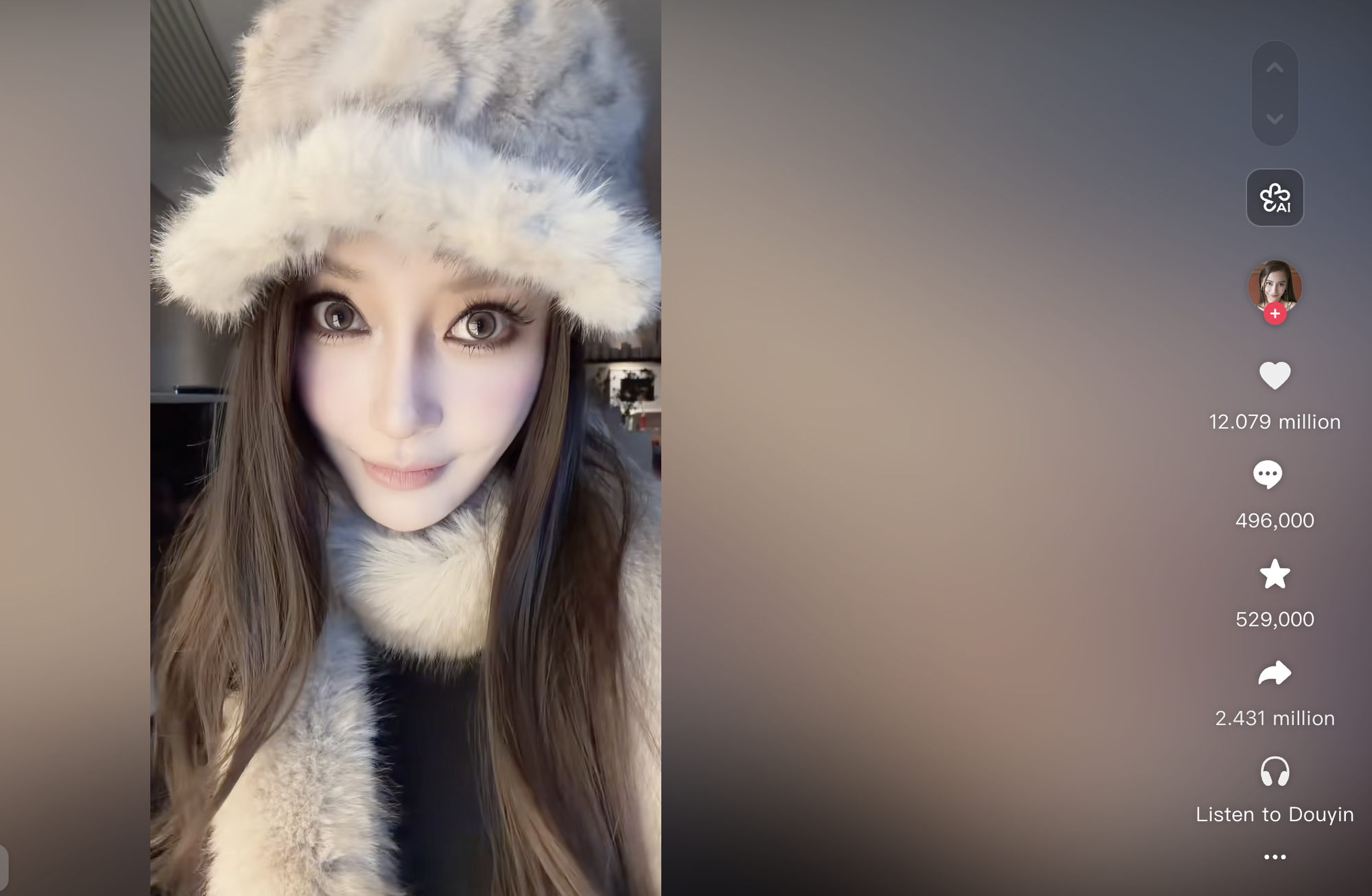 Lần đầu c&oacute; mỹ nh&acirc;n đẹp đến mức vừa đăng video đ&atilde; ẵm 12 triệu tim, nhan sắc trời cao thi&ecirc;n vị l&agrave; đ&acirc;y- Ảnh 1.